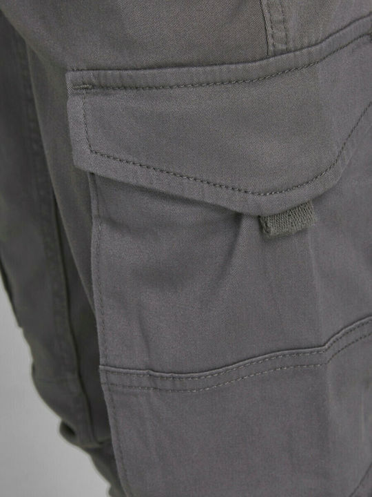 Pantaloni Cargo din Material Textil pentru Copii Gri