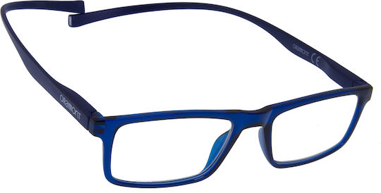 Oramont Oramont 9059 Reading Glasses +1.75 with Magnet in Blue color