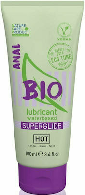 HOT Bio Superglide Anal Lubricant Πρωκτικό Λιπαντικό Gel 100ml