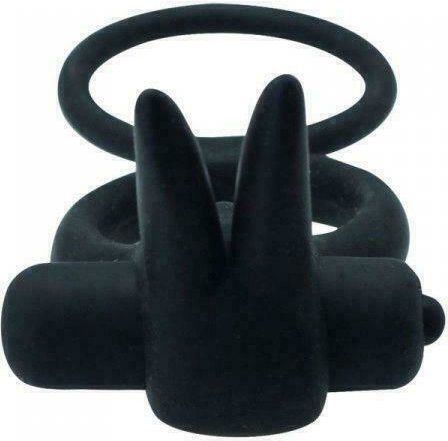Toyz4lovers Vibration Ring Schwanz & Hoden Black