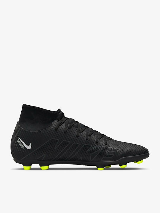 Nike Mercurial Superfly 9 Club Football Shoes with Cleats Black / Dark Smoke Grey / Summit White / Volt