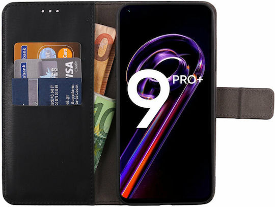 Volte-Tel Allure Magnet Wallet Δερματίνης Μαύρο (Realme 9 / 9 Pro+)