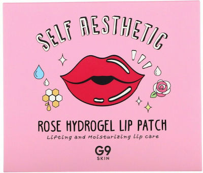 G9 Skin Self Aesthetic Rose Hydrogel Lip Patch Lips Restoring Mask with Green Tea 3gr