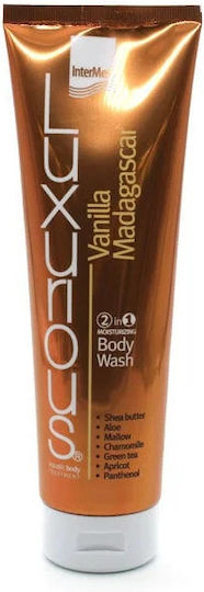 InterMed Luxurious 2 in 1 Creamy Bubble Bath with Aloe Vera & Malagasy Vanilla Scent 300ml