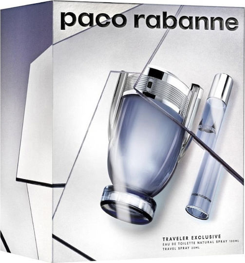 Rabanne Invictus Ανδρικό Σετ με Eau de Toilette
