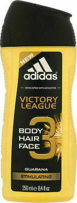 Adidas Victory League Shower Gel Schaumbad in Gel für Männer für Haar , Gesicht und E-Commerce-Website (1x150ml) 150ml