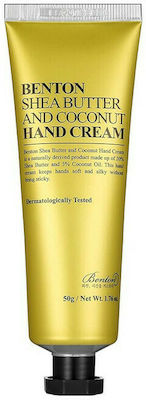 Benton Shea Butter & Coconut Crema de mâini hidratantă 50gr