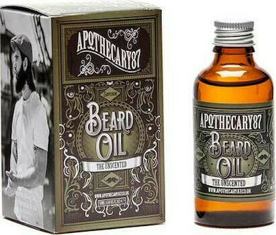 Apothecary87 Ulei Produse pentru Îngrijirea Bărbii Unscented 50ml