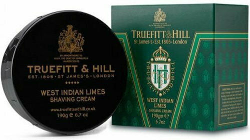 Truefitt & Hill West Indian Limes Cremă de Ras 190gr