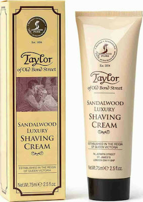 Taylor of Old Bond Street Sandalwood Cremă de Bărbierit pentru piele sensibilă 75gr 75ml