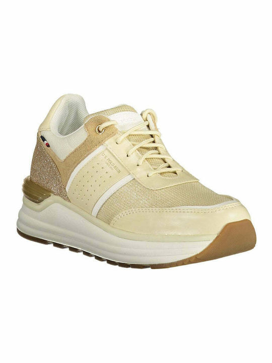 U.S. Polo Assn. OPHRA001W/2YT1_BEI Damen Sneakers Beige OPHRA001W-2YT1