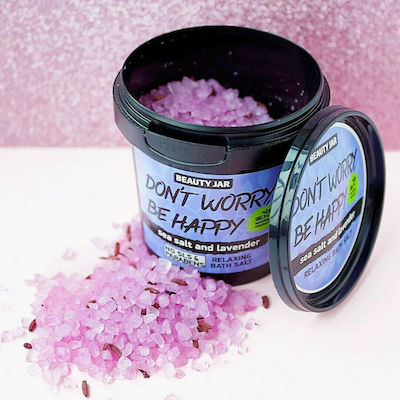 Beauty Jar Sare de baie Don’t Worry Be Happy sub formă de cristale cu parfum Lavanda 200gr