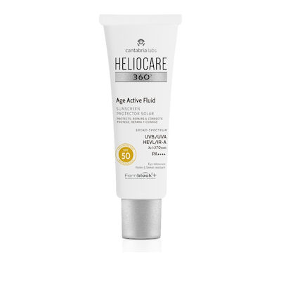 Heliocare 360 Age Active Fluid Sunscreen Cream Face SPF50 50ml