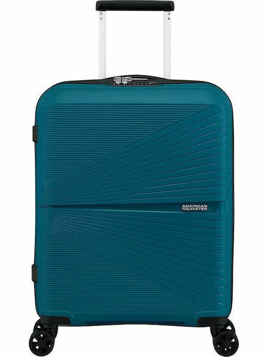American Tourister Airconic Cabin Hard Suitcase Blue with 4 Wheels Height 55cm