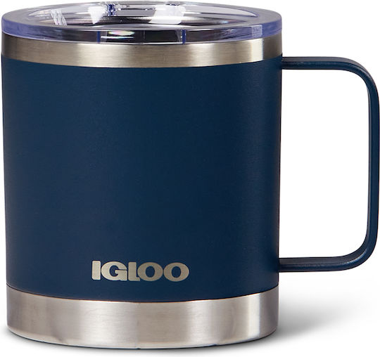 Igloo Tumbler Ποτήρι Θερμός Ανοξείδωτο 400ml Κίτρινο με Επιστόμιο