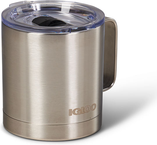 Igloo Tumbler Ποτήρι Θερμός Ανοξείδωτο 400ml Κίτρινο με Επιστόμιο