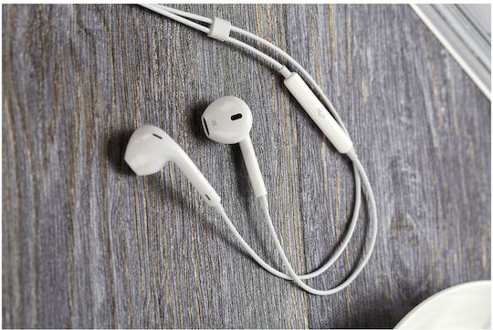 Foneng T15 Earbuds Handsfree με Βύσμα USB-C Λευκό