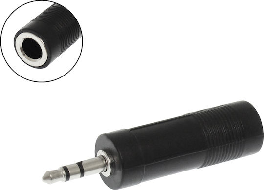ATC Converter 3.5mm Male To 6.3mm Female 1 Piece 02.008.0011