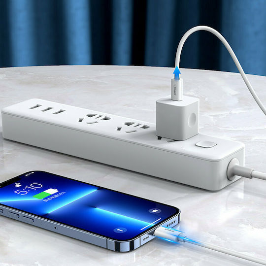 Joyroom S-M430 USB-C to Lightning Cable 27W Λευκό 1.2m