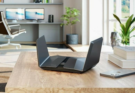 NetGear Nighthawk RAXE500 Drahtlos Router Wi‑Fi 6E mit 5 Anschlüssen Gigabit Ethernet