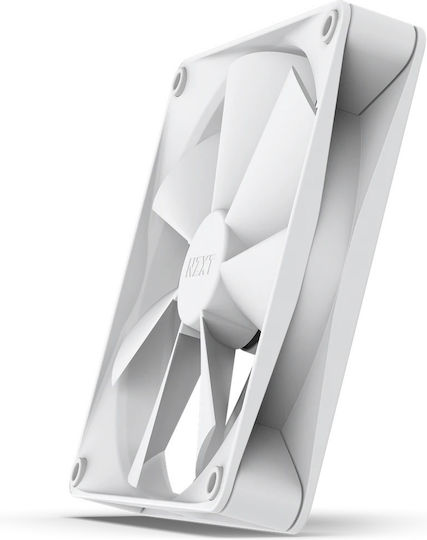 NZXT F140P Case Fan 1500rpm 99.68cfm Without LED Lighting And 4-Pin PWM Connection White