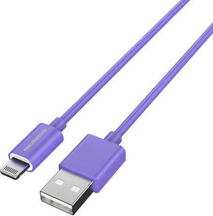 Riversong Lotus 08 USB-A към Lightning кабел Лилав 1.2м (CL71PU)