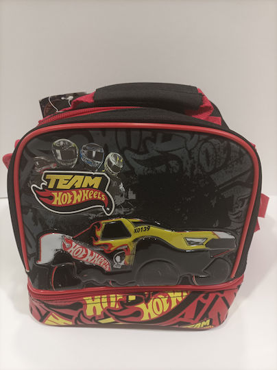 Paxos School Insulated Hand Lunch Bag Multicolour Hot Wheels 19 x 15 x 21cm