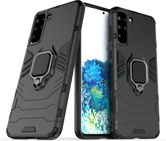 Ring Armor Back Cover Plastic Negru (Galaxy S22+ 5G - Galaxy S22+ 5G)