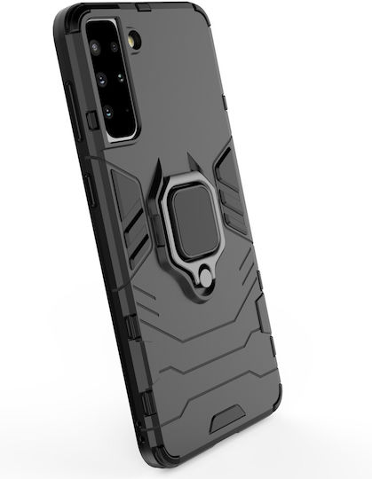 Ring Armor Back Cover Plastic Negru (Galaxy S22+ 5G - Galaxy S22+ 5G)