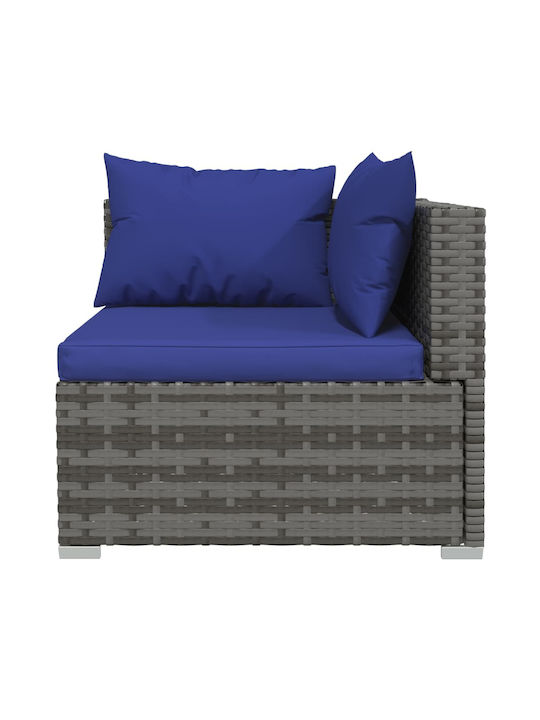 Tree-Seater Sofa Outdoor Rattan with Pillows 70x70x60.5cm