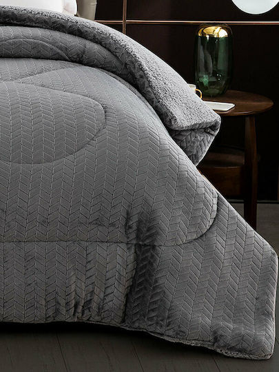 Sunshine Bettbezug Einzel 160x220cm Neda 01 Grey