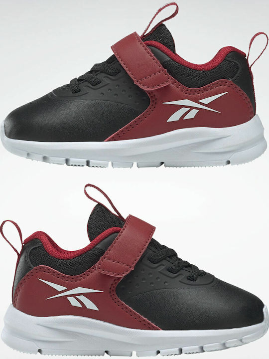 Rush Runner 4.0 Αδιάβροχα Αθλητικά Παιδικά Παπούτσια Running με Σκρατς Black / Flash Red / Cloud White