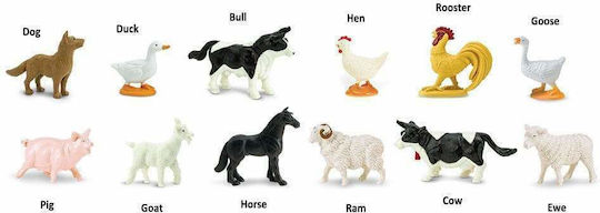 Safari Ltd Miniature Toy Farm Animals for 3+ Years Old