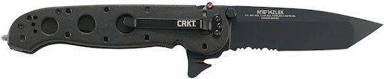 Columbia River Knives Tanto Blackout Triple Pocket Knife Black