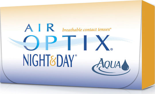 Air Optix Night & Day Aqua 6 Μηνιαίοι Φακοί Επαφής Σιλικόνης Υδρογέλης