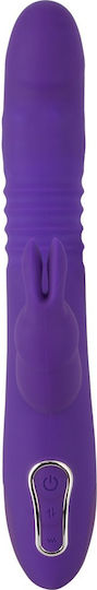 You2Toys Sweet Smile Thrusting Pearl Triple Vibrator Δονητής Rabbit 26cm Purple