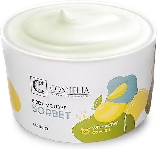 Cosmelia Sorbet Mango Ενυδατική Mousse Σώματος για Όλες τις Επιδερμίδες 200ml