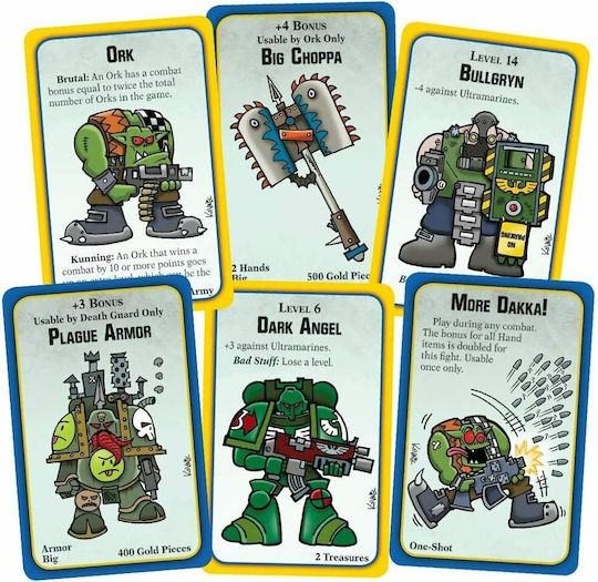 Настолна игра Munchkin Warhammer 40,000 за 3-6 играчи 10+ години (EN) Steve Jackson Games
