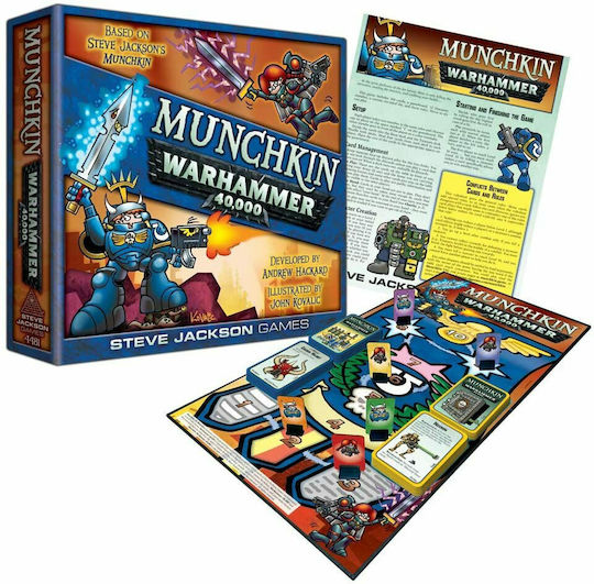 Настолна игра Munchkin Warhammer 40,000 за 3-6 играчи 10+ години (EN) Steve Jackson Games