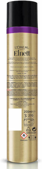 L'Oreal Paris Elnet Satin Precious Oil Лак За Силна Фиксация 200ml
