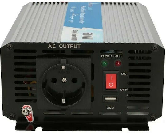 Extralink Car Inverter 500W for 12V DC with 1xUSB
