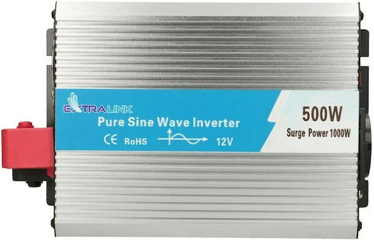 Extralink Car Inverter 500W for 12V DC with 1xUSB
