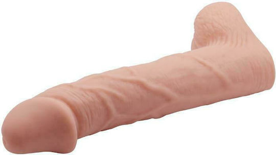 Baile Penis-Verlängerung Hülle Realistischer Dildo Προέκταση Πέους Flesh 21cm