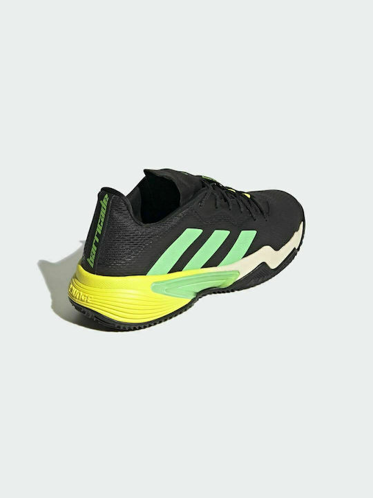 adidas Barricade Men's Tennis Shoes for Clay Courts Cloud White / Beam Green / Beam Yellow
