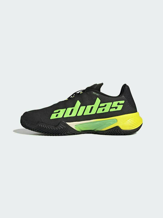 adidas Barricade Men's Tennis Shoes for Clay Courts Cloud White / Beam Green / Beam Yellow