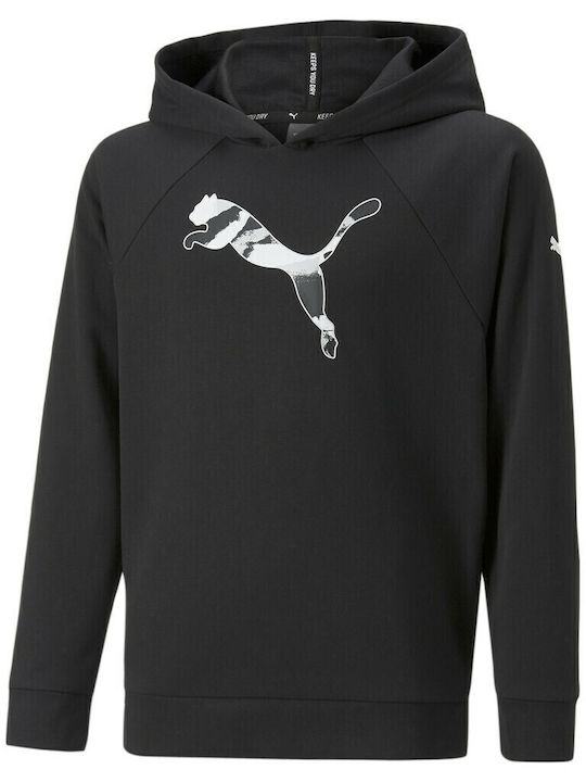 Hanorac Copii cu Glugă Negru Modern Sports