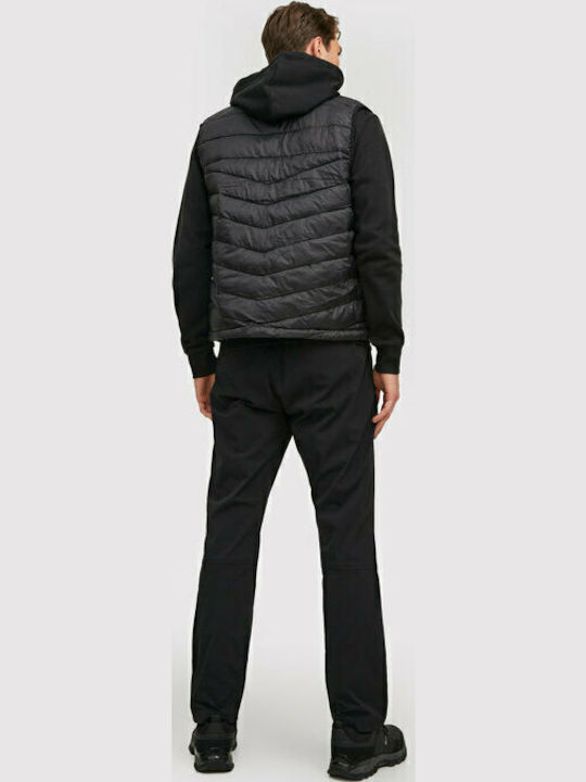 Ärmellos Jacke Puffer Schwarz