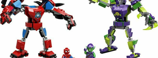 LEGO Spider-Man Spider Man & Green Goblin Mech Battle για 7+ Ετών 296τμχ