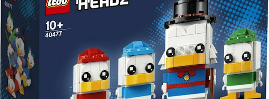 LEGO Brick Headz Disney Scrooge McDuck, Huey, Dewey & Louie за 10+ години