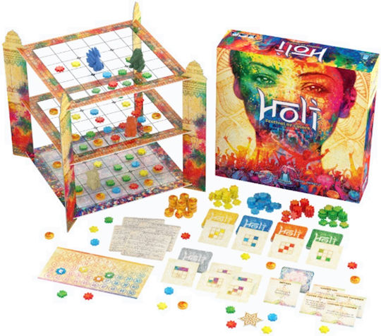 Настолна игра Holi Festival of Colors за 2-4 играчи 13+ години (EN) Floodgate Games
